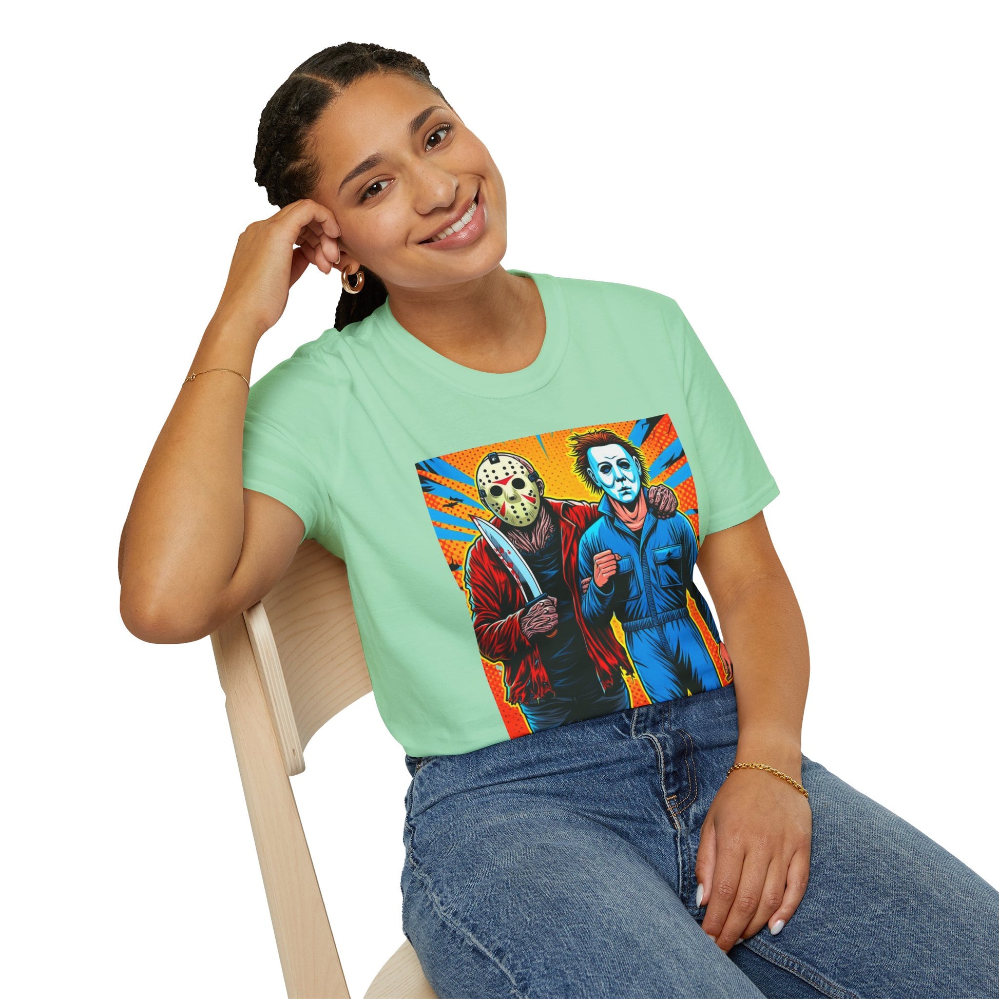 Michael - Jason Voorhees & Michael Myers Shirt | Funny Halloween Horror Tee - premium material. limited stock. Order yours now and stand out with this exclusive piece!