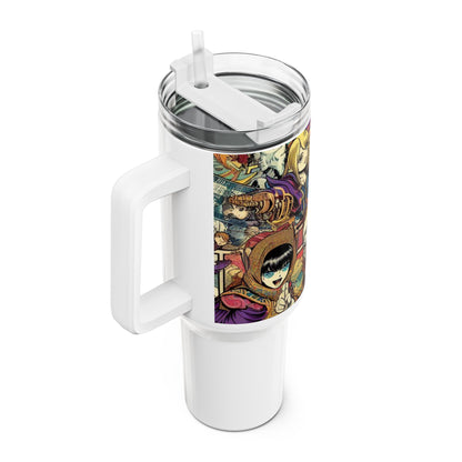 | - Stanley cup | Colorful Geek Drinkware for Anime and Comics Fans | Cartoon Tumbler - custom-made. limited stock. Order yours now and stand out with this exclusive piece!