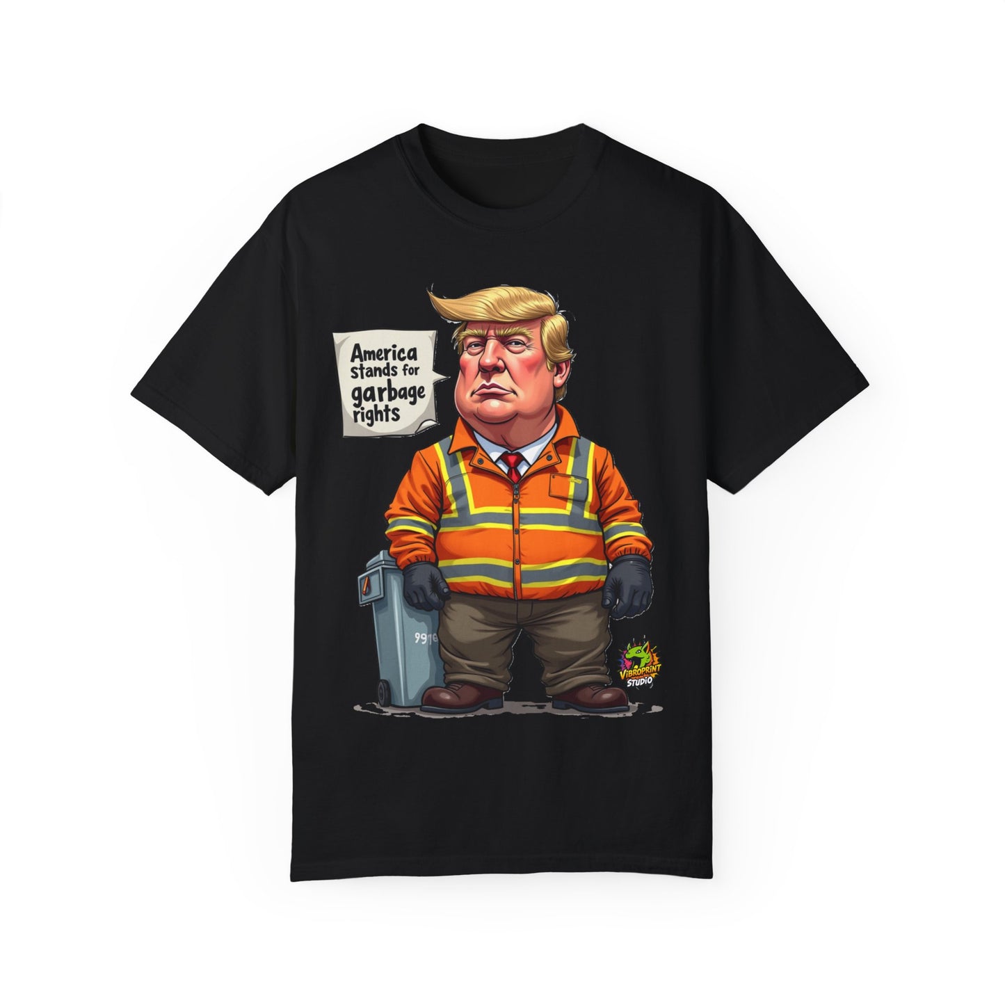 Garbage Rights T-Shirt - Trump Campaign Shirt, Celebrate Freedom and Humor with Patriotic Pride - High Quality Image