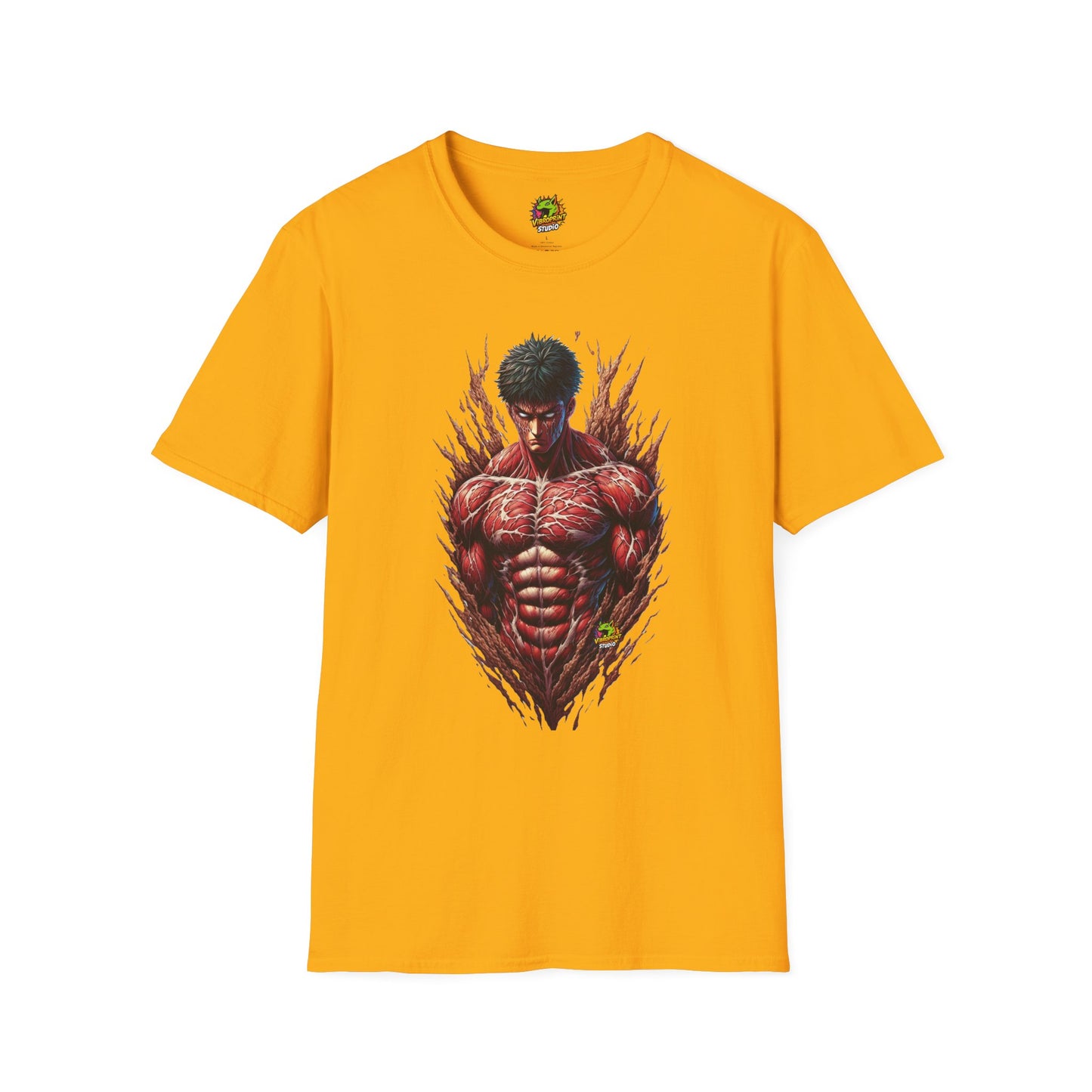 Baki - UFC T Shirt | Unleash Fierce Confidence | Motivational UFC Tee with Baki Anime Power for Athletes - custom-made. perfect gift idea. Order yours now and stand out with this exclusive piece!