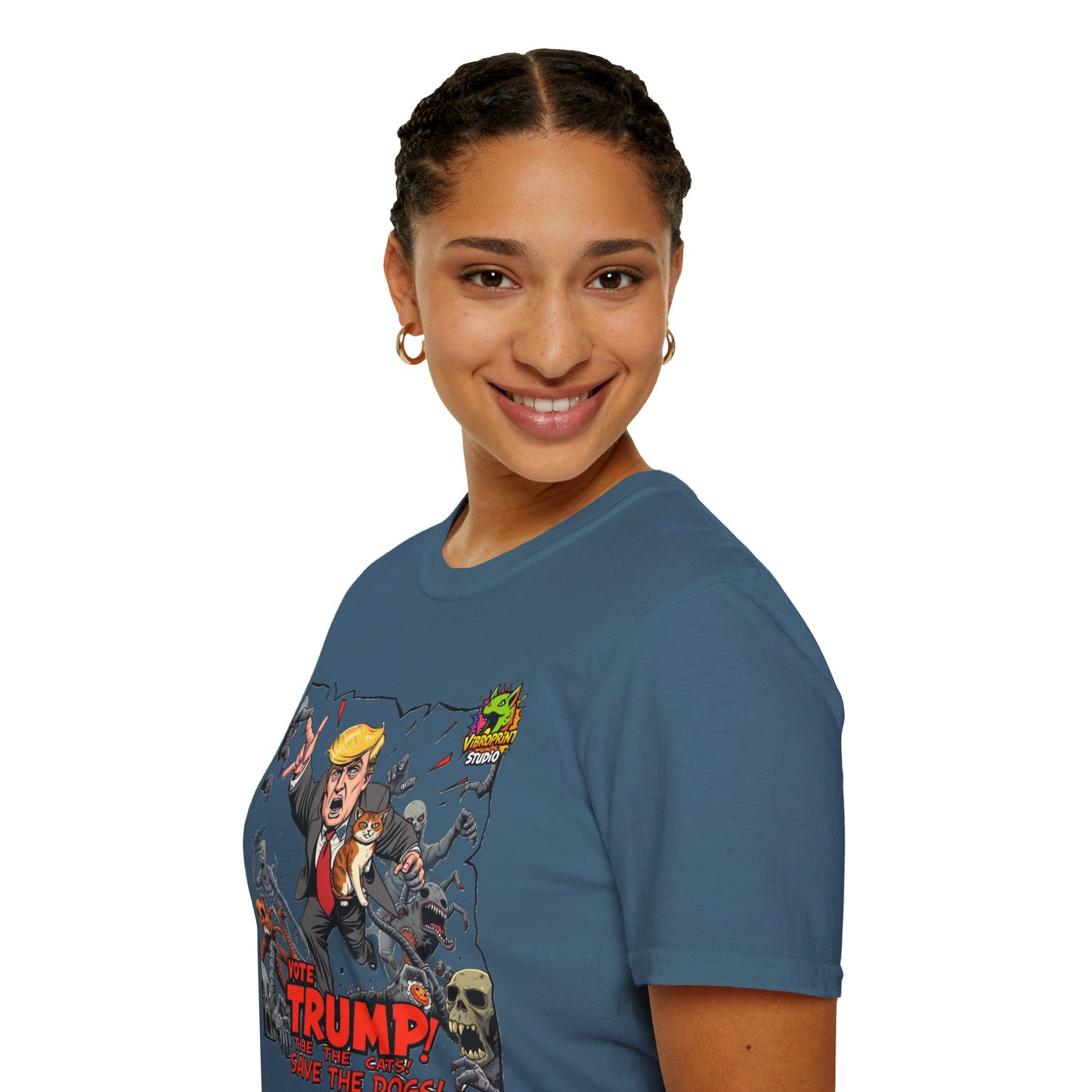 Eating - They're Eating the Dogs Shirt | Satirical Trump Election Graphic Tee | Political Meme T-Shirt - premium material. limited stock. Order yours now and stand out with this exclusive piece!