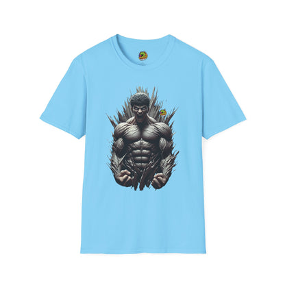 | - UFC T Shirt | Unleash Fierce Confidence | UFC Tee with Baki Anime Inspiration for Gym - premium material. perfect gift idea. Order yours now and stand out with this exclusive piece!