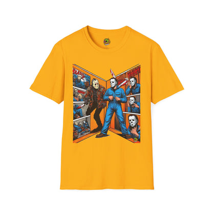 Halloween - Funny Michael Myers Shirt | Jason & Michael Halloween T-Shirt - premium material. perfect gift idea. Order yours now and stand out with this exclusive piece!