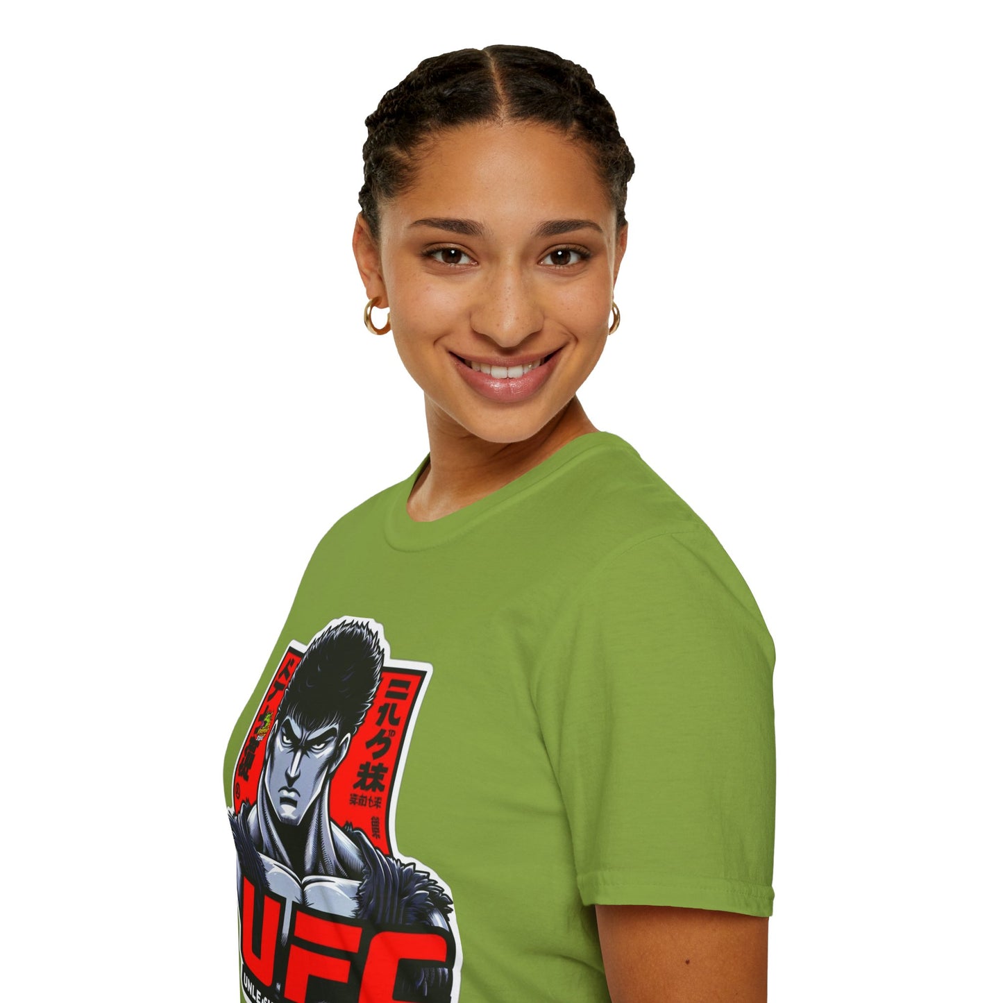 UFC T Shirt | Unleash Fierce Confidence | UFC Tee with Baki Anime Style