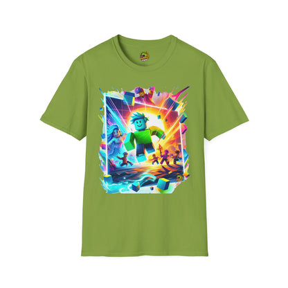 Kids - Roblox Avatar T-Shirt for Kids | Unique Roblox Graphic Tee | Roblox Gaming Merch | Cool Gift for Roblox Fans - premium material. limited stock. Order yours now and stand out with this exclusive piece!