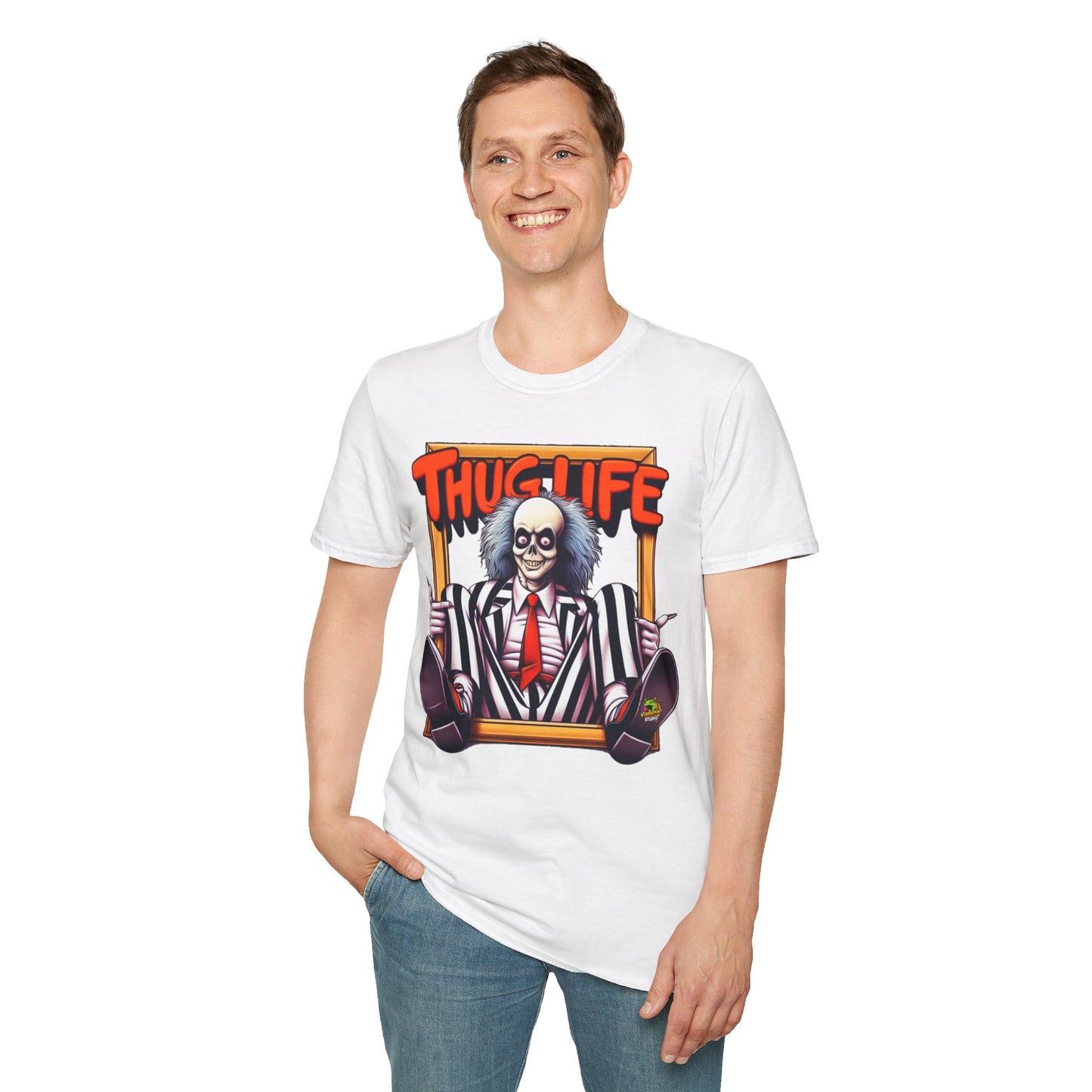 exclusive - Beetlejuice Shirt | Halloween Thug Life Tee | Classic Beetlejuice Graphic T-Shirt for Adults - custom-made. perfect gift idea. Order yours now and stand out with this exclusive piece!