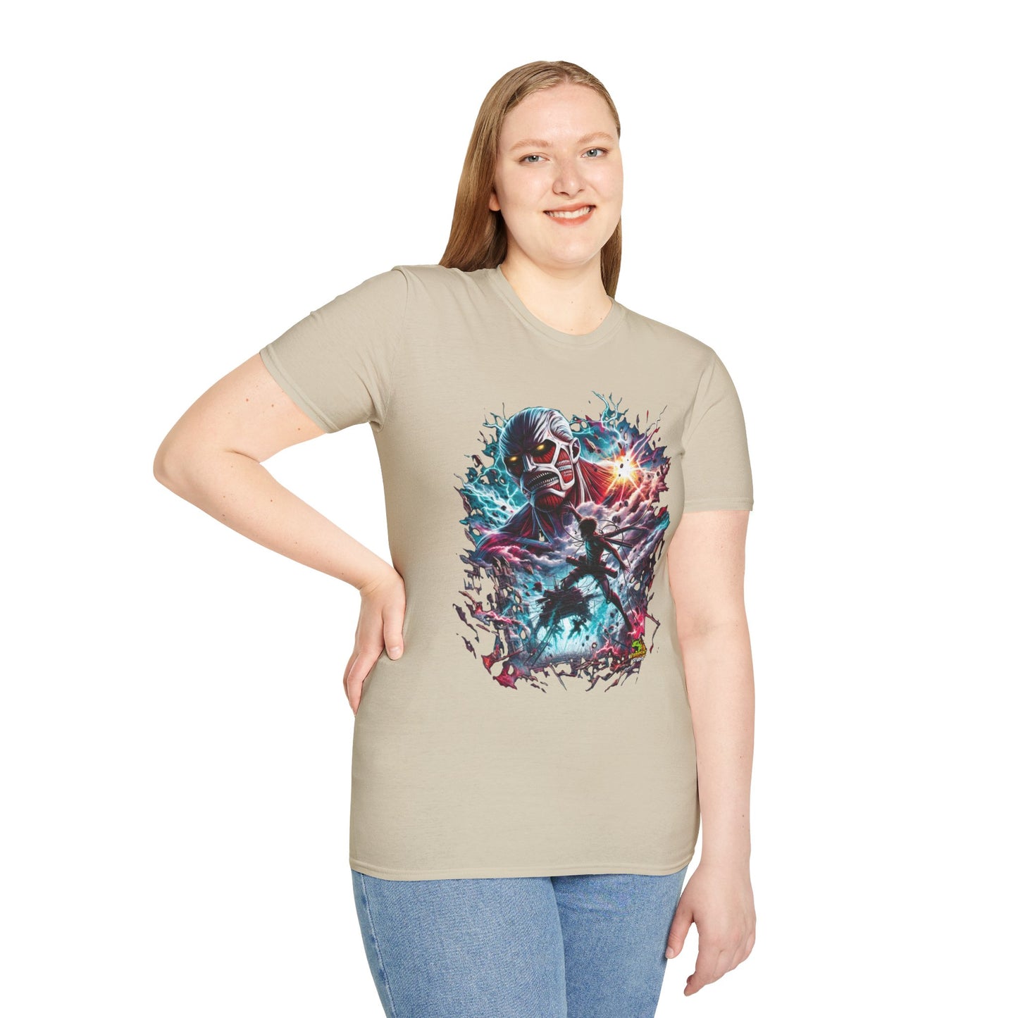 Eren Yeager Titan’s Strength Tee | Official Attack on Titan Shirt | - VibroPrint Studio