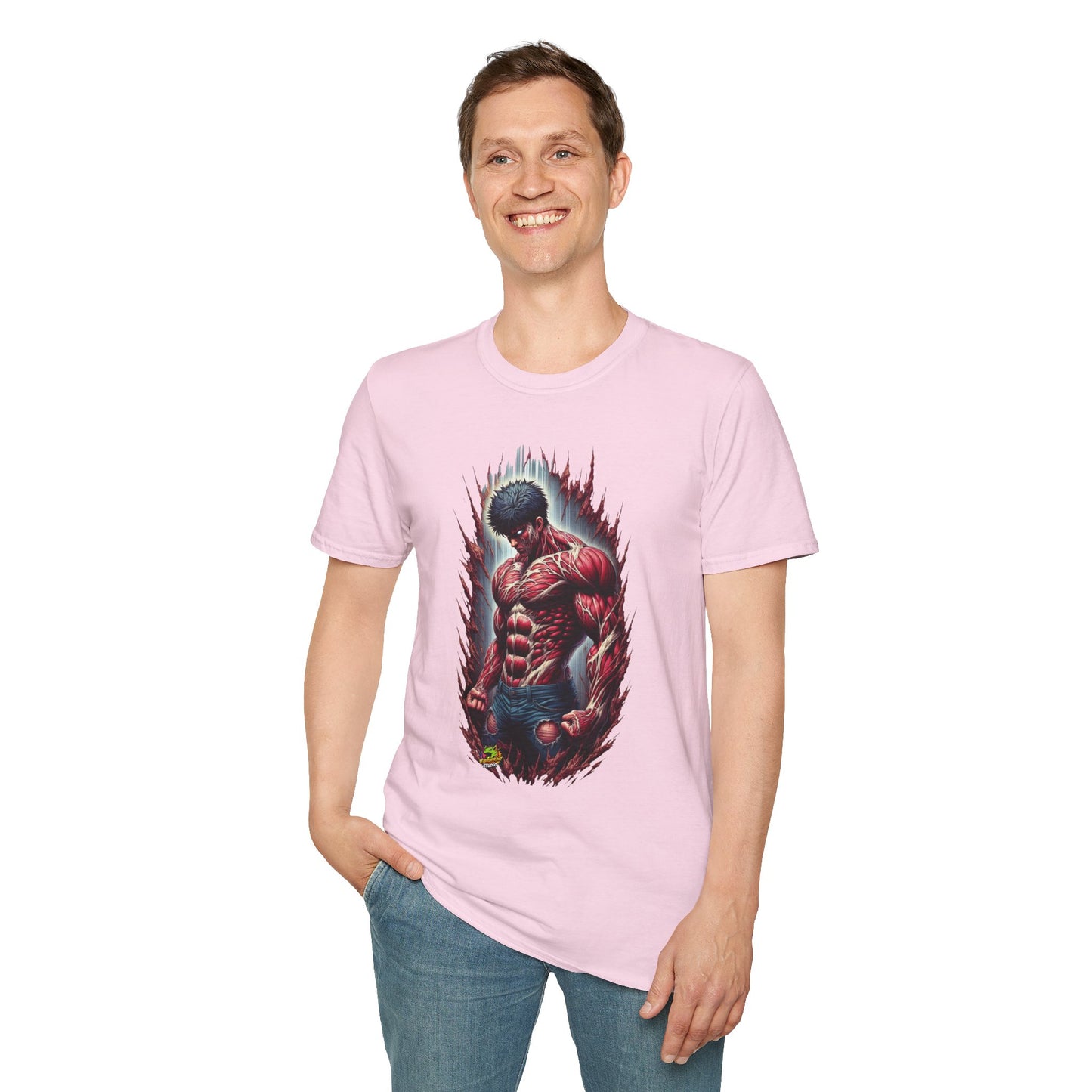 UFC T Shirt | Unleash Fierce Confidence | UFC Tee with Baki Anime Influence for Gym Lovers