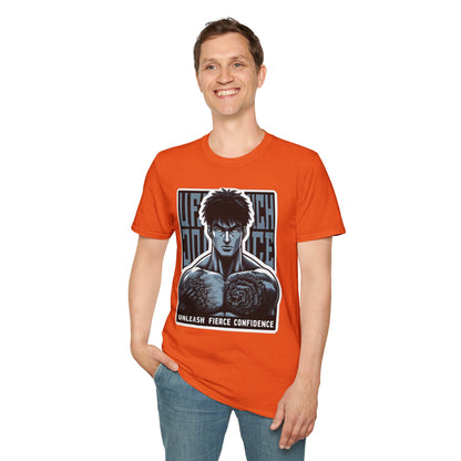 UFC T Shirt | Unleash Fierce Confidence | UFC Tee with Baki Anime T Shirt for motivation Inspiration