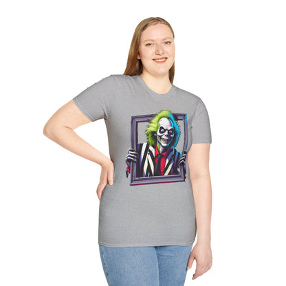 Tee - Beetlejuice Shirt | Beetlejuice Halloween Tee | Beetlejuice Inspired Tee | Funny Beetlejuice Shirt - premium material. perfect gift idea. Order yours now and stand out with this exclusive piece!