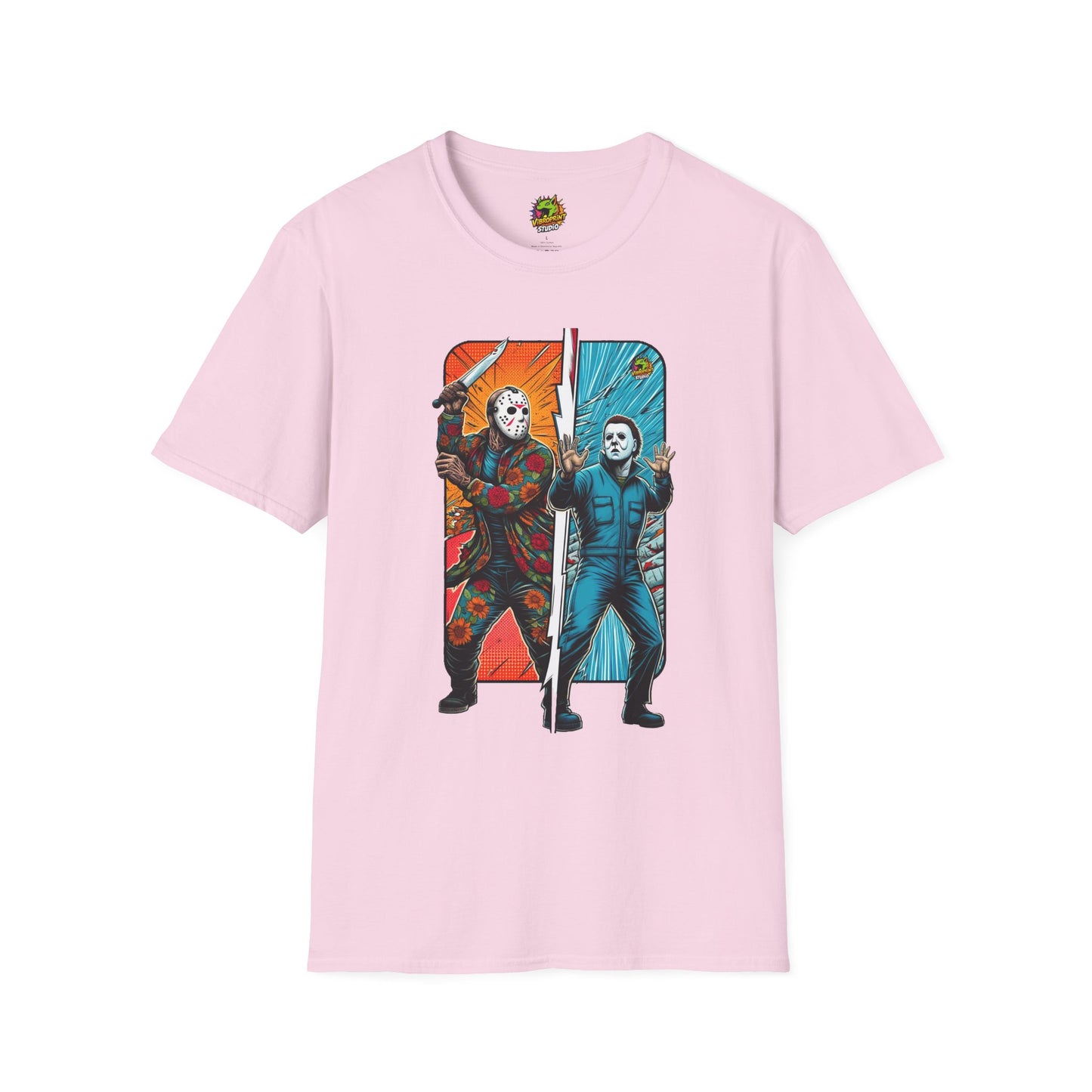 Halloween - Jason Voorhees & Michael Myers Funny Horror Tee | Halloween Shirt - custom-made. perfect gift idea. Order yours now and stand out with this exclusive piece!