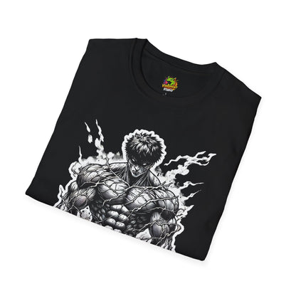 with - UFC T Shirt | Unleash Fierce Confidence | UFC Tee with Baki Anime Inspiration for Athletes - custom-made. perfect gift idea. Order yours now and stand out with this exclusive piece!