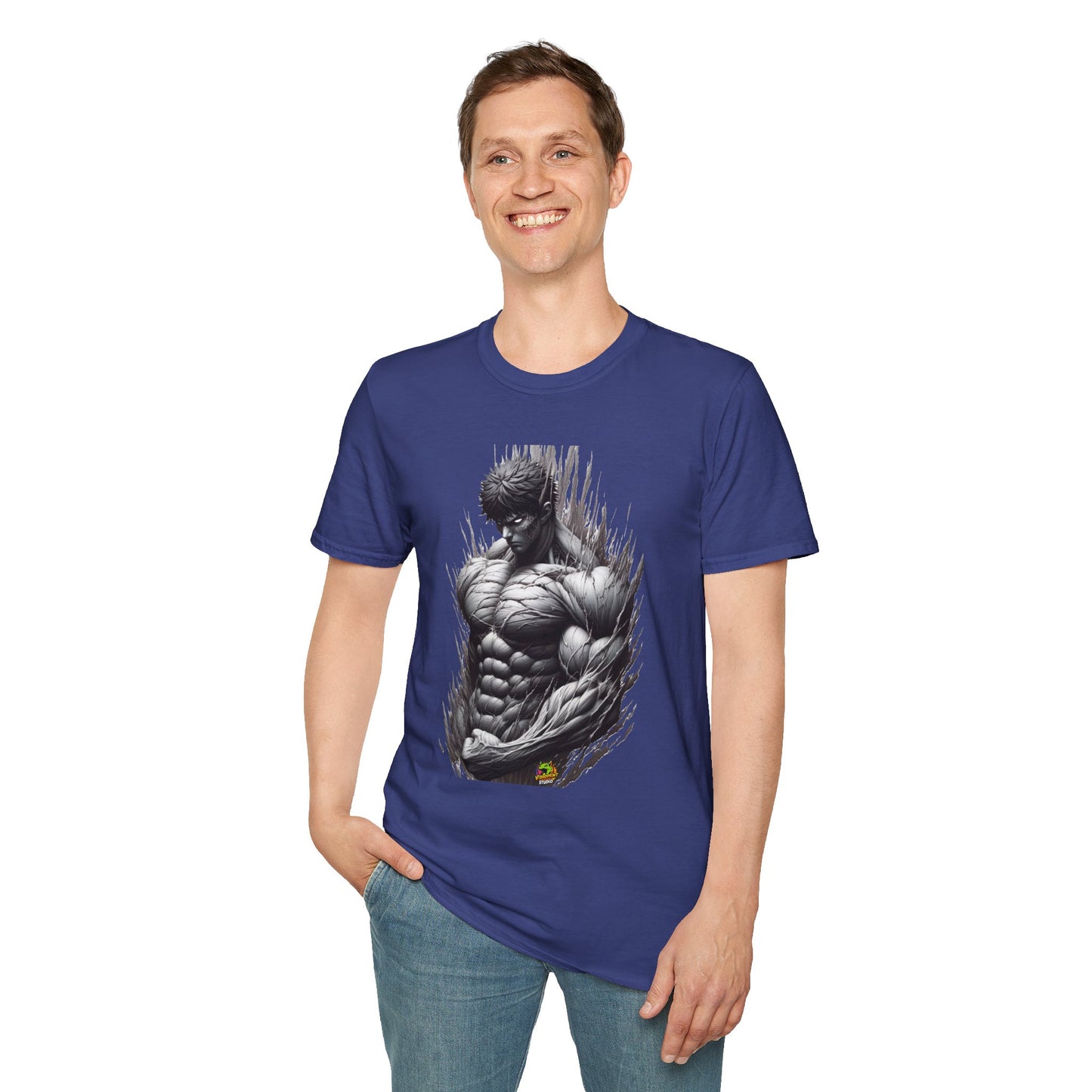 UFC T Shirt | Unleash Fierce Confidence | UFC Tee with Baki Anime Inspiration for Fitness Lovers