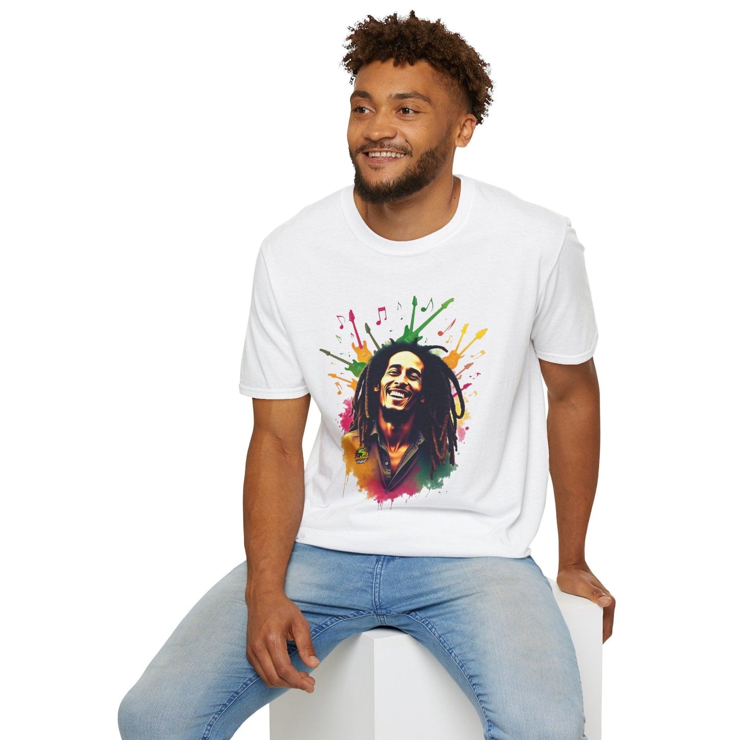 Echoes - Bob Marley T-Shirt - Soulful Echoes - custom-made. limited stock. Order yours now and stand out with this exclusive piece!