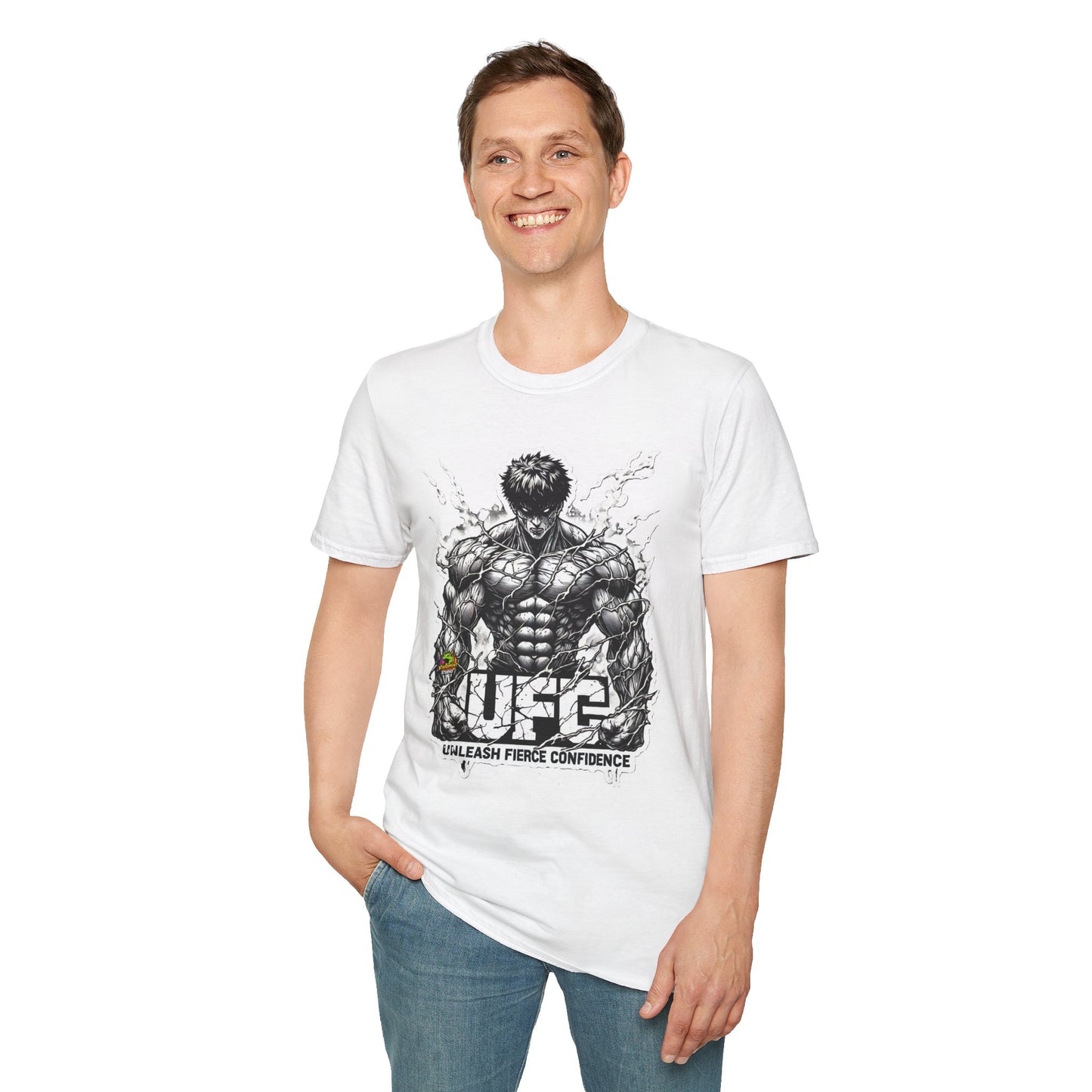 UFC T Shirt | Unleash Fierce Confidence | UFC Tee with Baki Anime Inspiration for Athletes