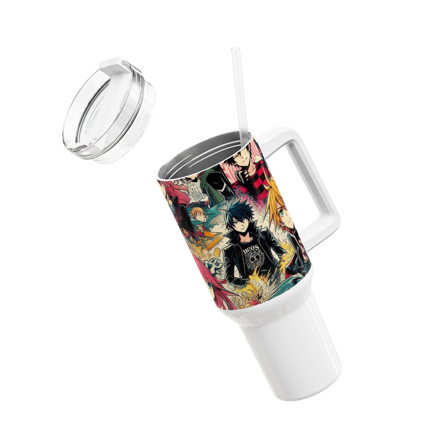 Tumbler - Stanley cup | Colorful Geek Drinkware for Anime Fans | Cartoon Tumbler - premium material. perfect gift idea. Order yours now and stand out with this exclusive piece!