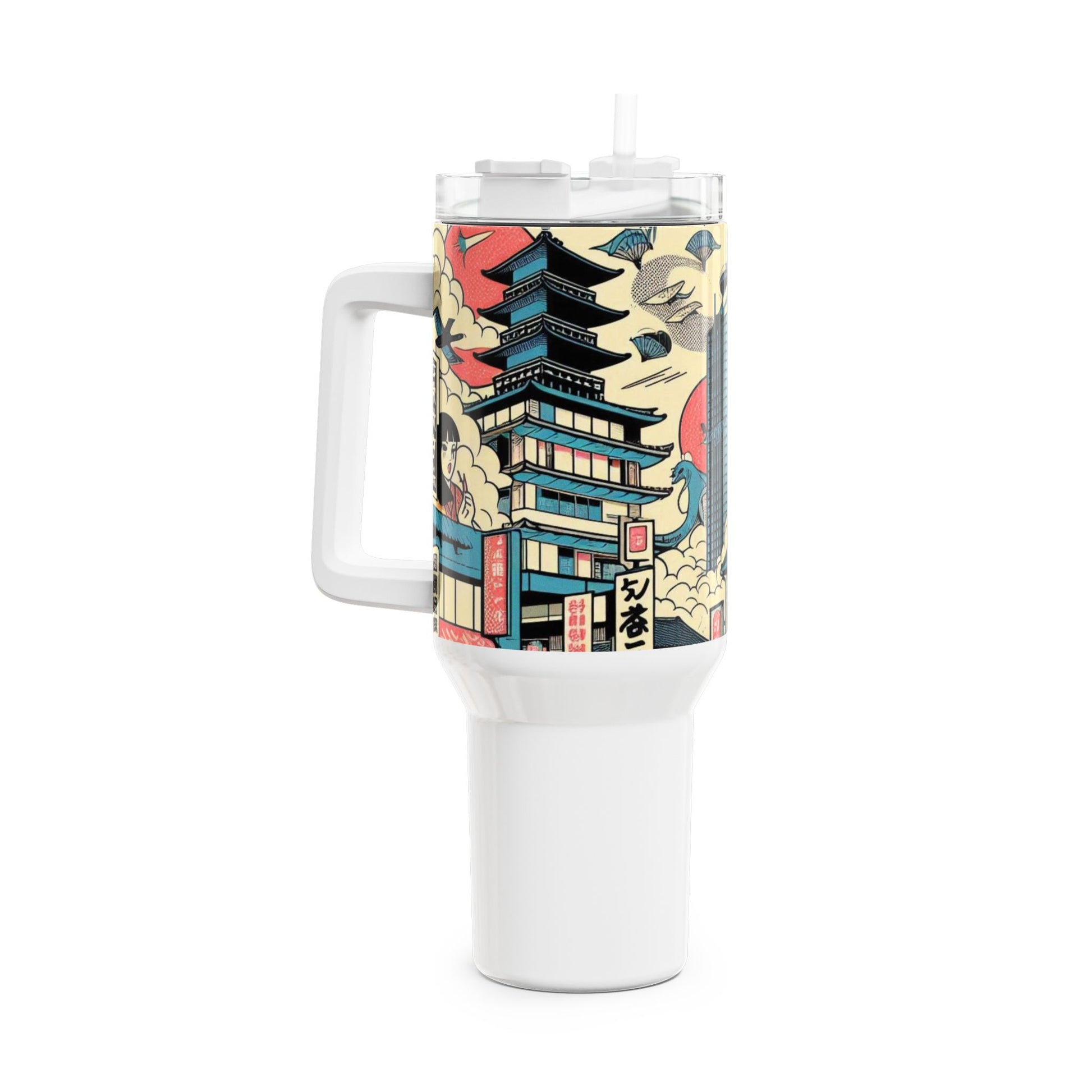 Anime - Stanley cup | Geek Themed Drinkware for Anime Fans | Colorful Cartoon Tumbler - premium material. perfect gift idea. Order yours now and stand out with this exclusive piece!