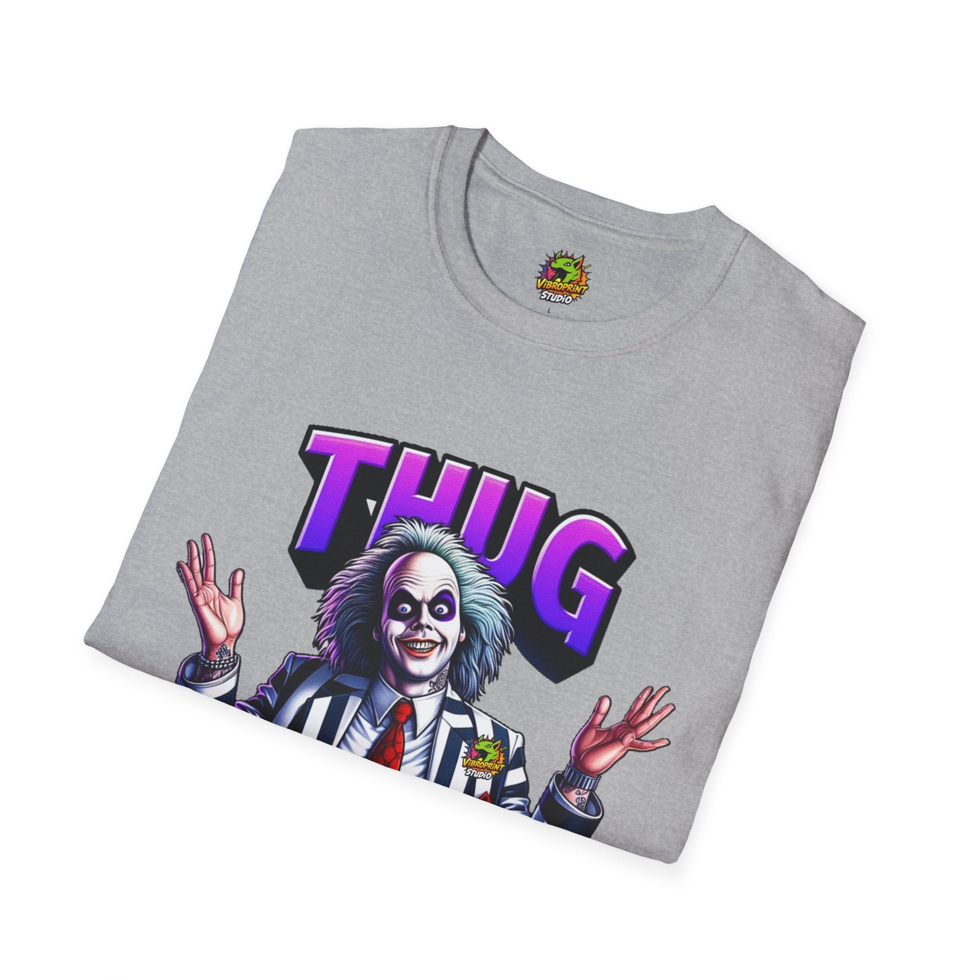 Beetlejuice - Beetlejuice Shirt | Thug Life Halloween Tee | Funny Beetlejuice Graphic T-Shirt - custom-made. perfect gift idea. Order yours now and stand out with this exclusive piece!