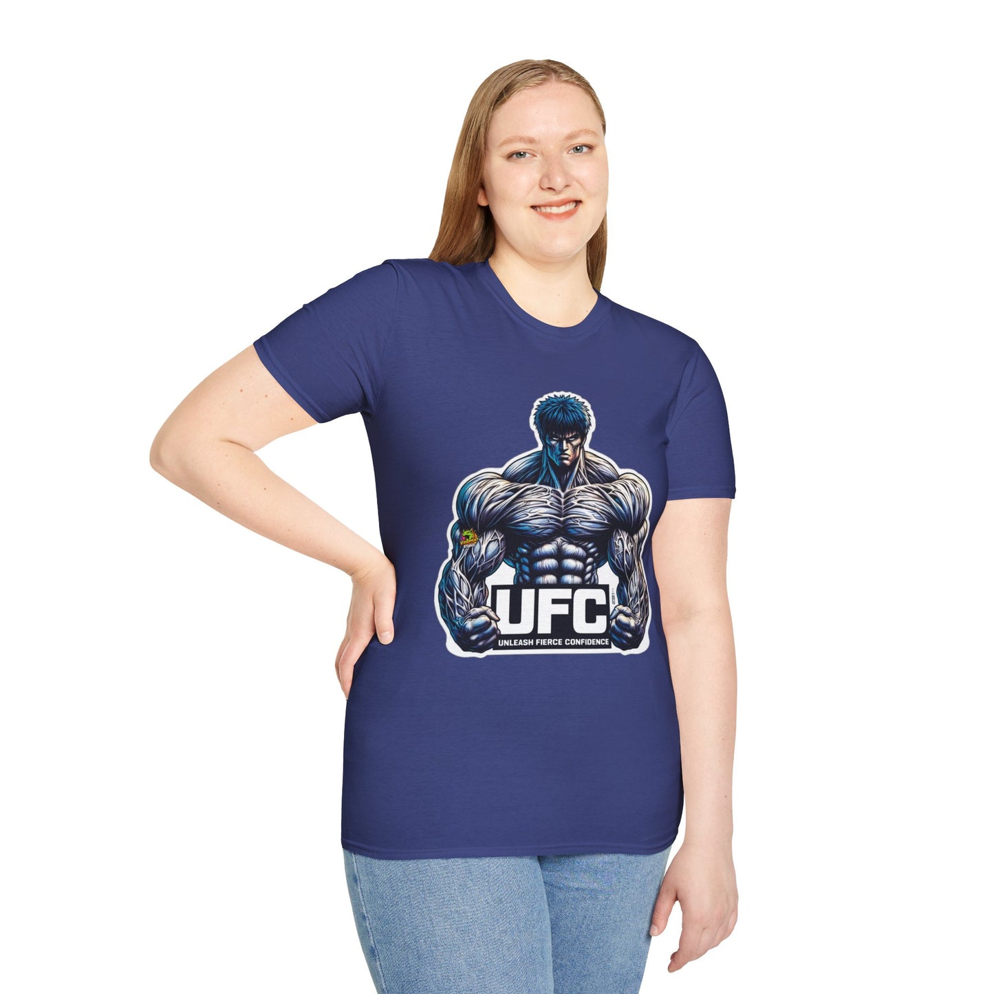 UFC T Shirt | Unleash Fierce Confidence | Motivational UFC Tee with Baki Anime Inspiration for Gym