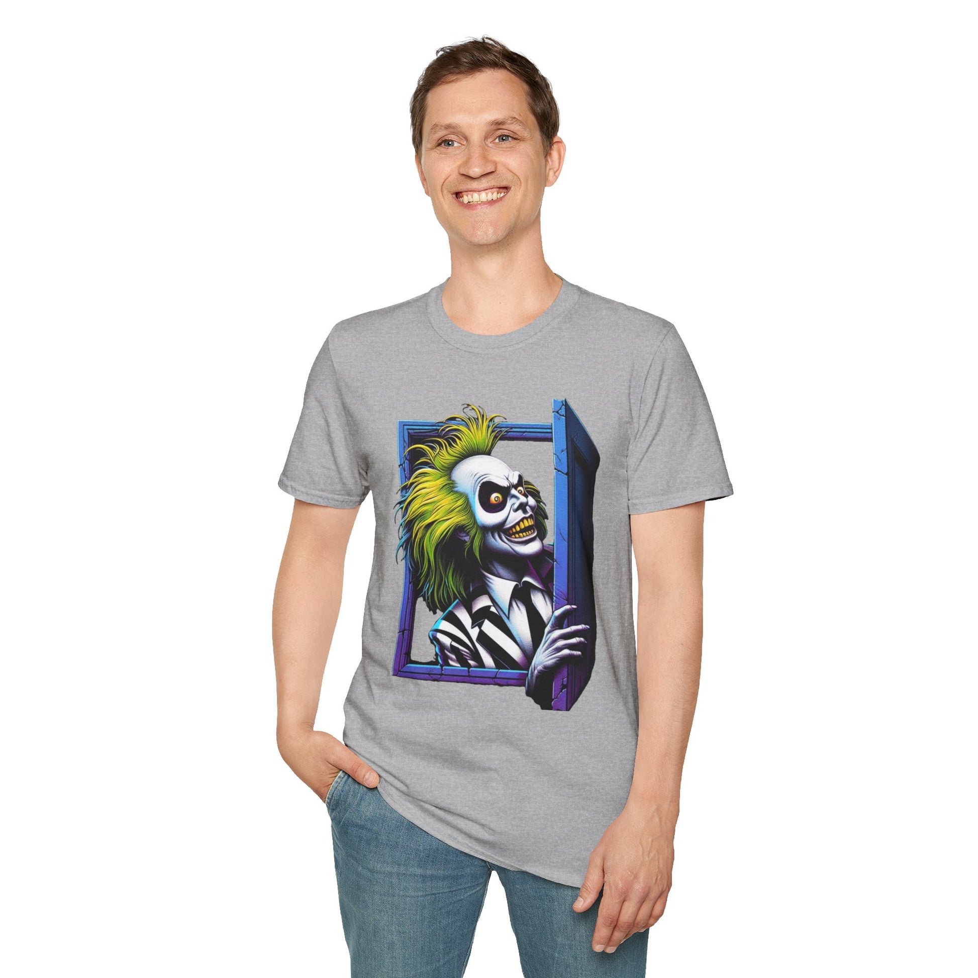 Classic - Beetlejuice Shirt | Halloween Classic Movie Tee | Beetlejuice Inspired Graphic T-Shirt | Spooky Gift Idea - premium material. limited stock. Order yours now and stand out with this exclusive piece!