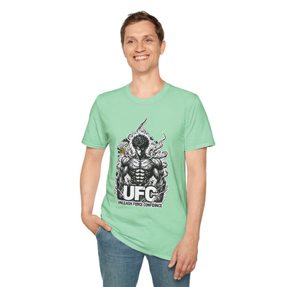 UFC T Shirt | Unleash Fierce Confidence | Motivational UFC Tee with Baki Anime Influence