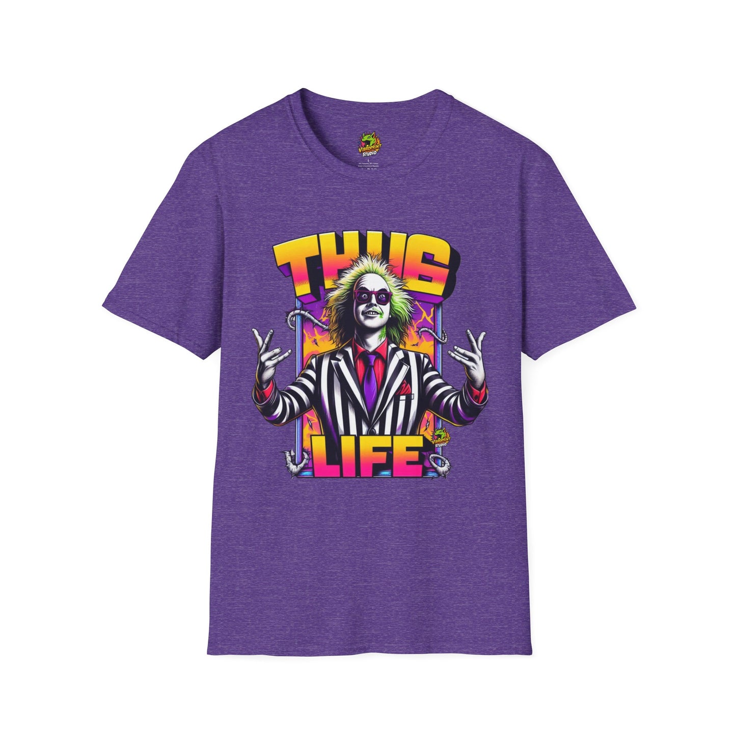 T-Shirt - Beetlejuice Shirt | Thug Life Graphic Tee | Halloween Beetlejuice Costume T-Shirt - premium material. limited stock. Order yours now and stand out with this exclusive piece!