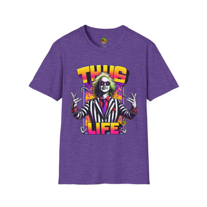 T-Shirt - Beetlejuice Shirt | Thug Life Graphic Tee | Halloween Beetlejuice Costume T-Shirt - premium material. limited stock. Order yours now and stand out with this exclusive piece!