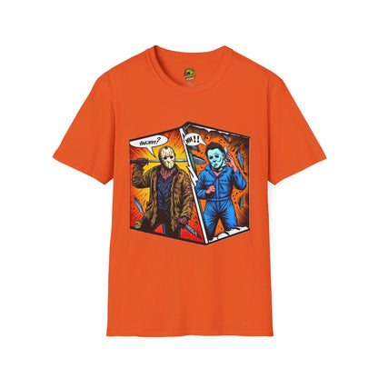 Vintage - Michael Myers Vintage Shirt | Jason Voorhees Funny Halloween Tee - premium material. limited stock. Order yours now and stand out with this exclusive piece!