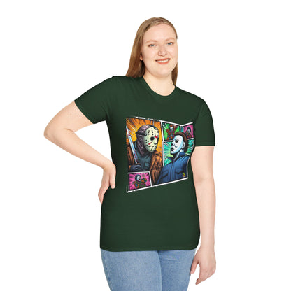 Jason Voorhees & Michael Myers Shirt | Funny Vintage Halloween Tee