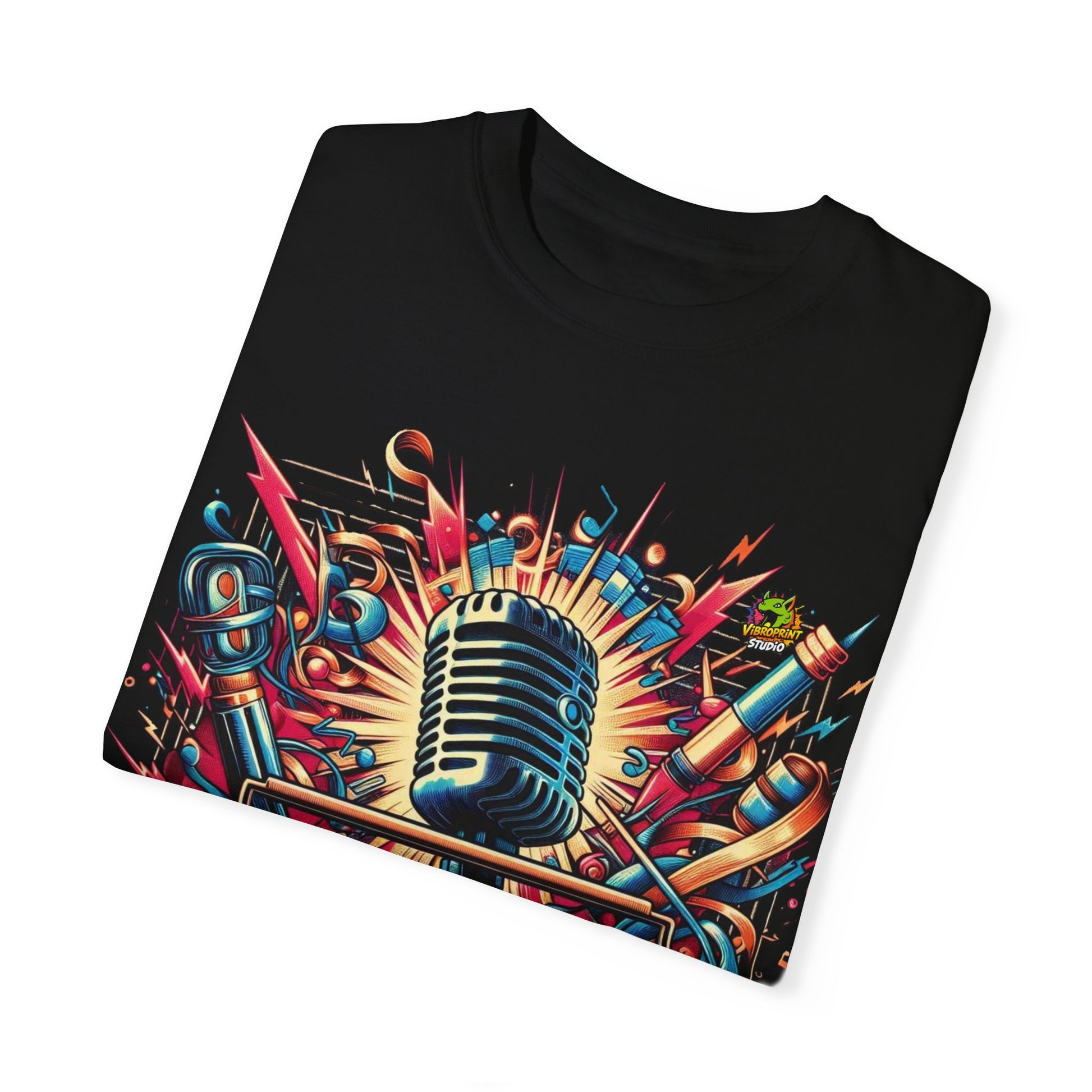 Hip-Hop - Rapper Merch with Microphone & Boombox Fusion | Bold Hip-Hop Music Design - premium material. perfect gift idea. Order yours now and stand out with this exclusive piece!