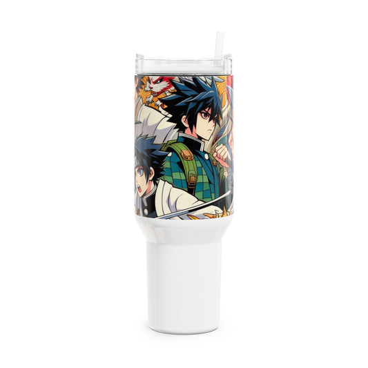 Stanley cup | Geeky Anime Drinkware | Colorful Cartoon Tumbler for Fans - High Quality Image