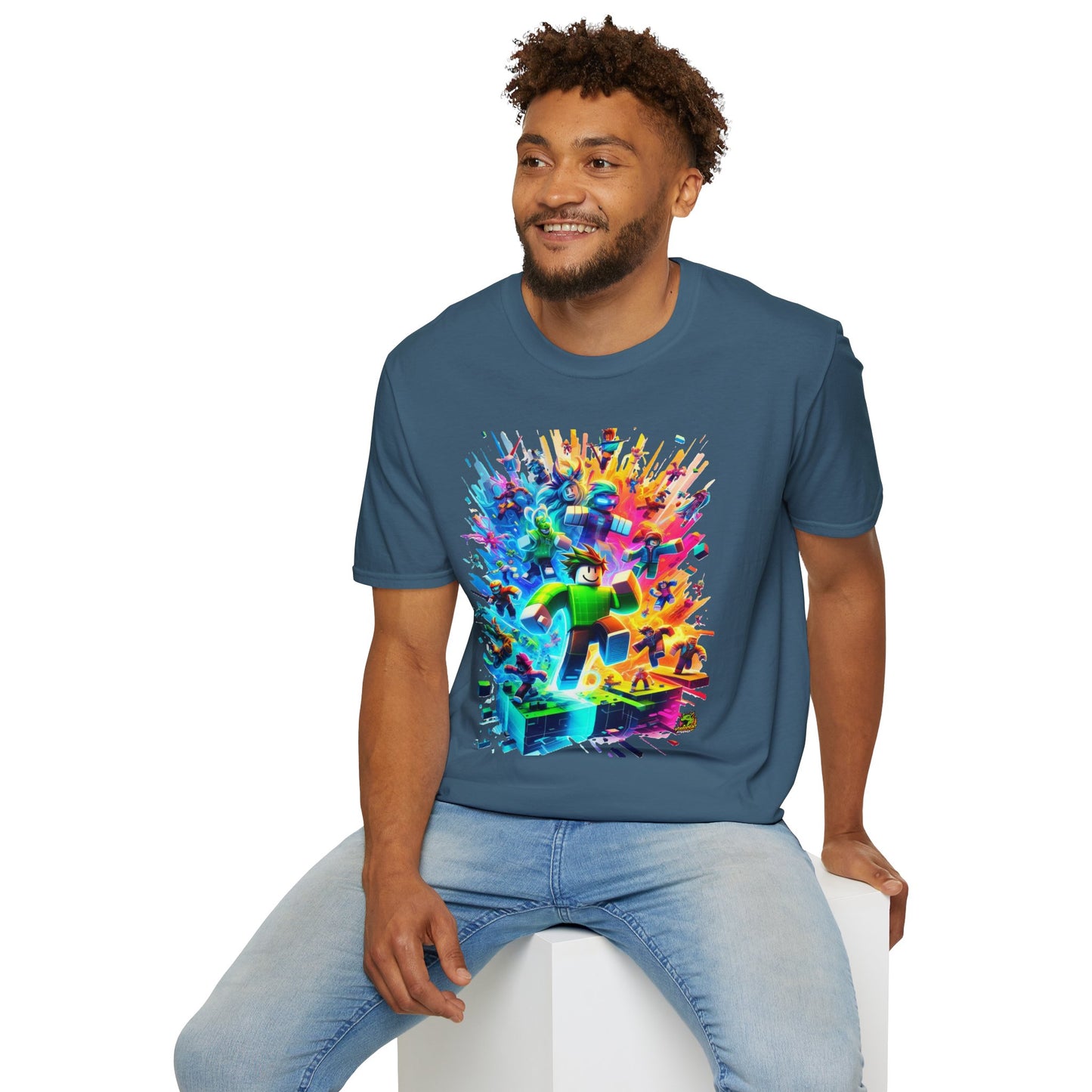 product - Cool Roblox Gamer Tee for Boys & Girls | Roblox Adventure Shirt | Roblox Graphic T-Shirt | Fun Gift for Roblox Lovers - premium material. perfect gift idea. Order yours now and stand out with this exclusive piece!