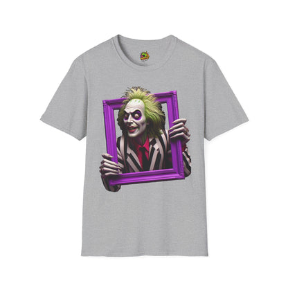 Halloween - Beetlejuice Shirt | Halloween Horror Graphic Tee | Classic Beetlejuice Movie Design | Funny Halloween T-Shirt - premium material. perfect gift idea. Order yours now and stand out with this exclusive piece!