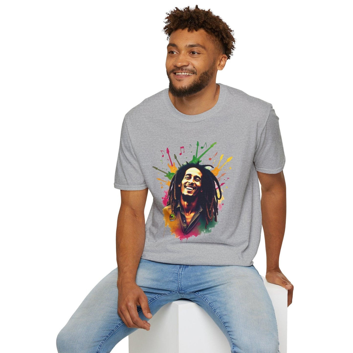 Bob Marley T-Shirt - Vibrant Rasta Energy