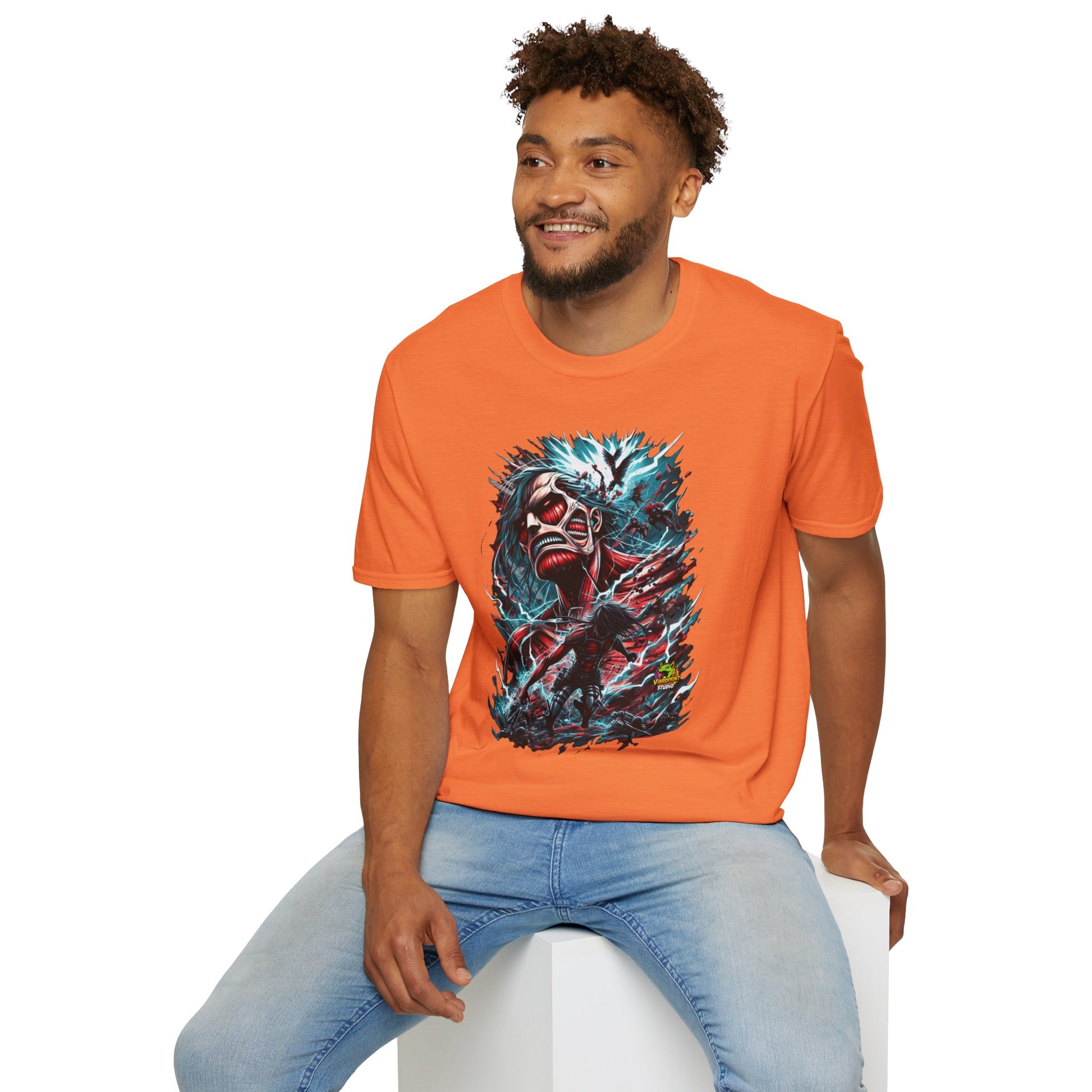 Eren Yeager Titan’s Resolve Unshaken Tee | Official Attack on Titan - VibroPrint Studio