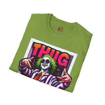 high-quality - Beetlejuice Shirt | Spooky Thug Life Tee | Beetlejuice Graphic T-Shirt for Halloween - premium material. limited stock. Order yours now and stand out with this exclusive piece!