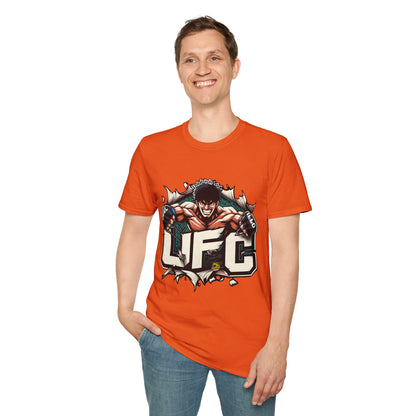 spooky season fashion - UFC T Shirt | Unleash Fierce Confidence | Motivational UFC Tee Shirts - unique graphic tee. spooky season t-shirt with unique flair. Order yours now and stand out with this exclusive piece!