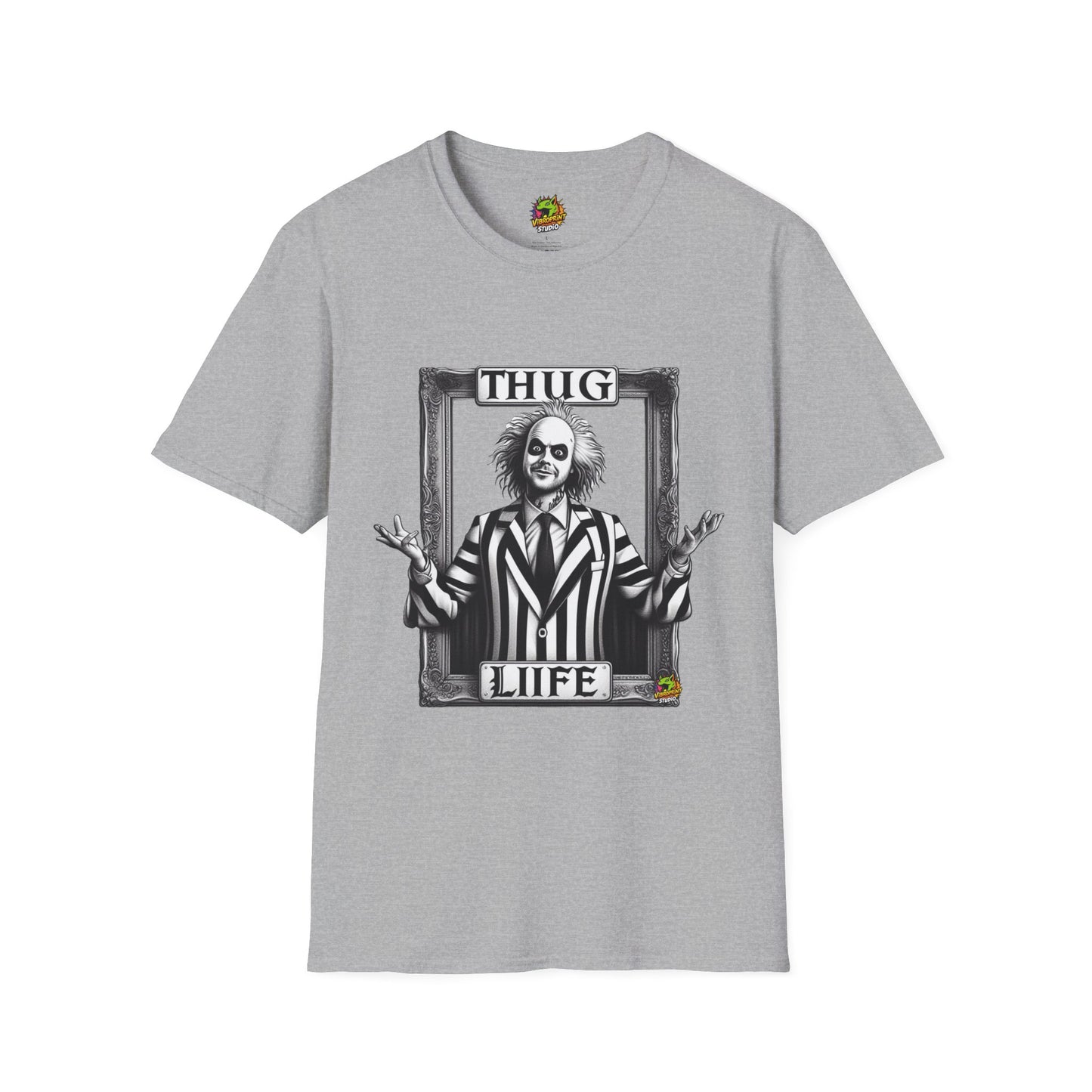 Beetlejuice - Beetlejuice Shirt | Thug Life Halloween T-Shirt | Beetlejuice Costume Tee with Attitude - custom-made. limited stock. Order yours now and stand out with this exclusive piece!