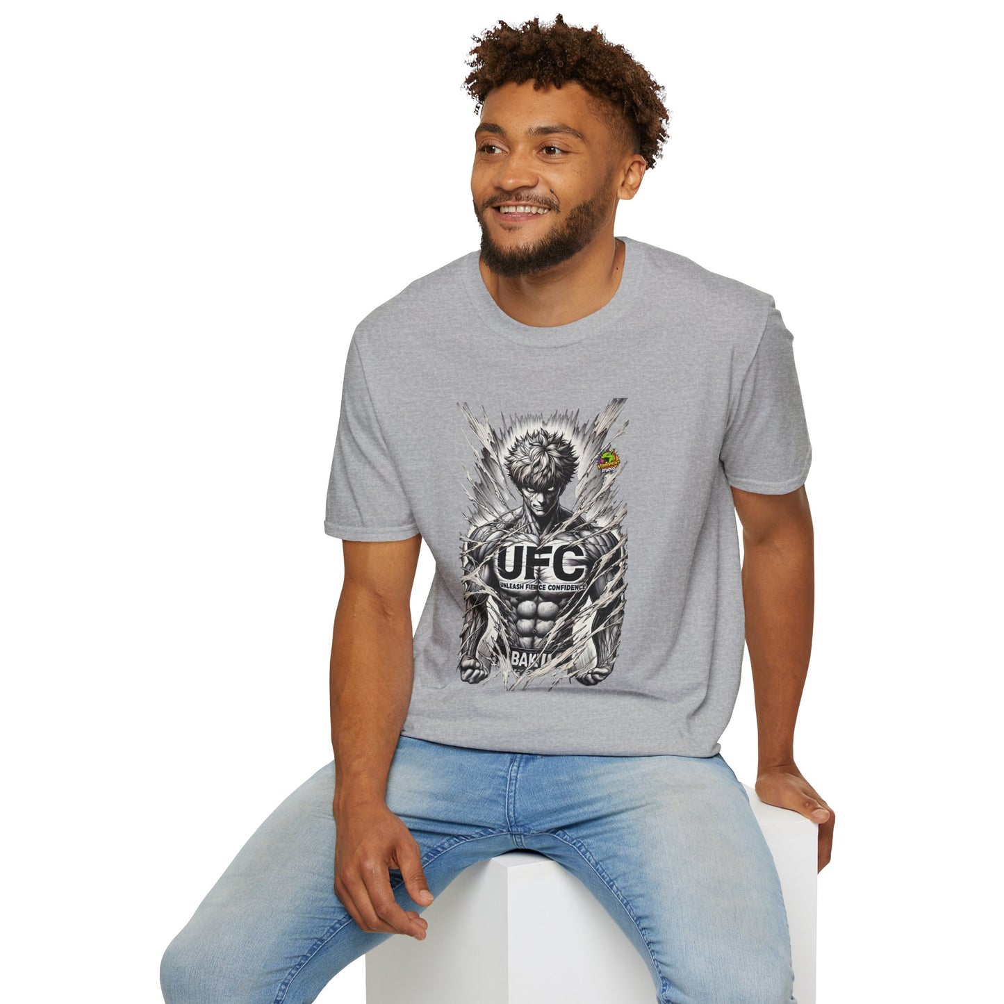 UFC T Shirt | Unleash Fierce Confidence | UFC Tee with Baki Anime T Shirt Inspiration