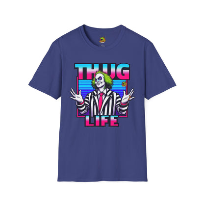 Tee - Beetlejuice Shirt | Spooky Thug Life Tee | Halloween Beetlejuice Graphic Shirt for Men & Women - custom-made. perfect gift idea. Order yours now and stand out with this exclusive piece!