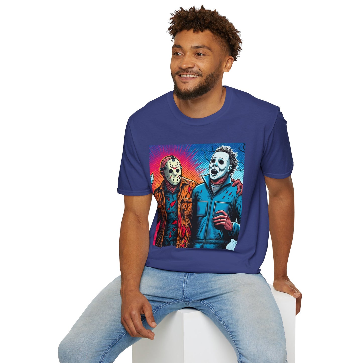 Jason Voorhees & Michael Myers Shirt | Funny Vintage Halloween Tee