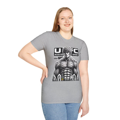 UFC T Shirt | Unleash Fierce Confidence | UFC Tee Inspired by Baki Anime T Shirt for Fitness Lovers