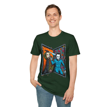 Jason Voorhees & Michael Myers T-Shirt | Funny Horror Tee