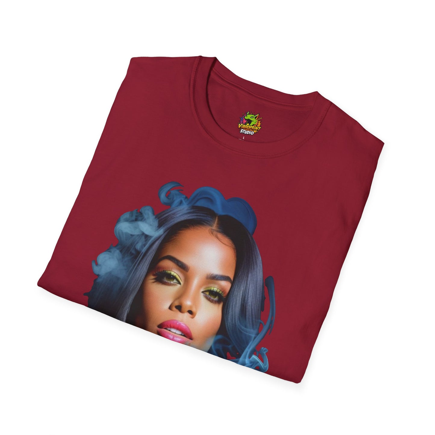 | - Aaliyah shirt | Iconic Memorial Portrait T-Shirt | Tribute to the Princess of R&B - premium material. limited stock. Order yours now and stand out with this exclusive piece!