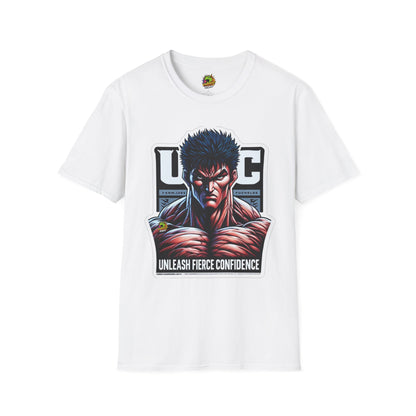 Confidence - UFC T Shirt | Unleash Fierce Confidence | UFC Tee with Baki Anime Strength - premium material. perfect gift idea. Order yours now and stand out with this exclusive piece!