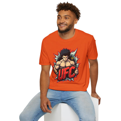 UFC T Shirt | Unleash Fierce Confidence | UFC Tee with Baki Anime Inspiration for Gym