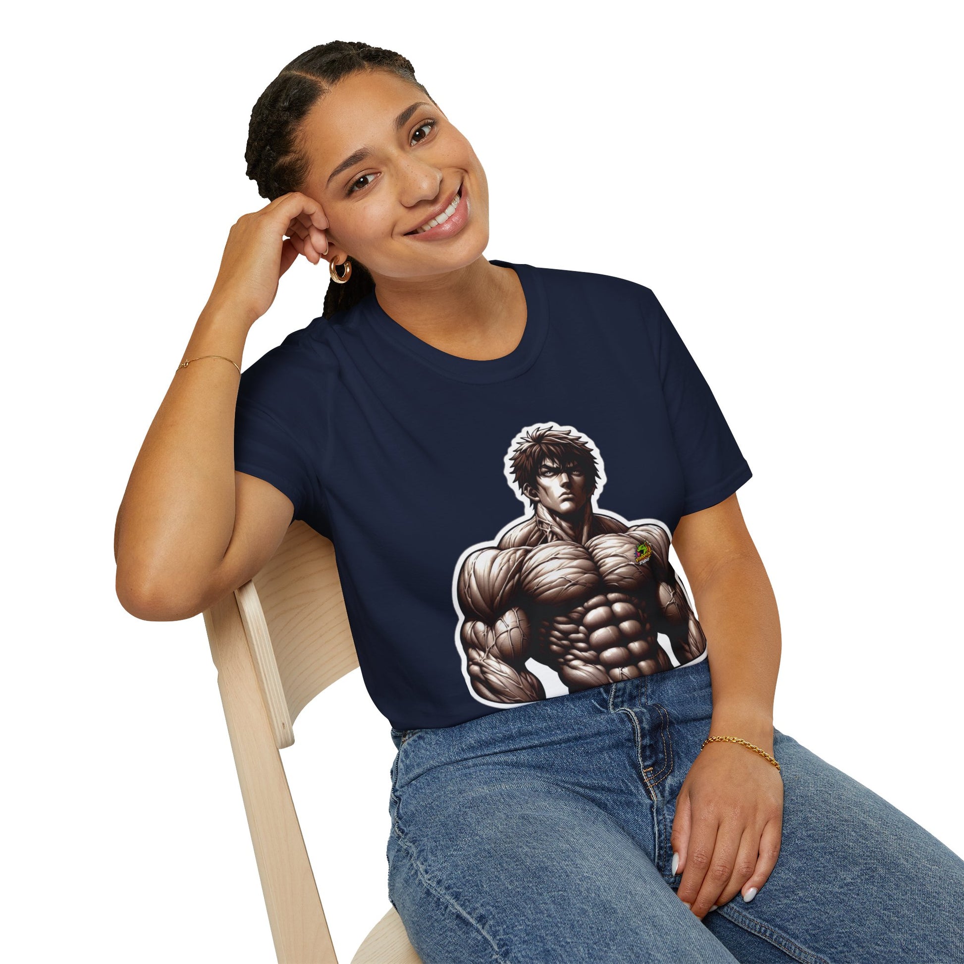 Inspiration - UFC T Shirt | Unleash Fierce Confidence | Motivational UFC Tee with Baki Anime Inspiration - premium material. limited stock. Order yours now and stand out with this exclusive piece!