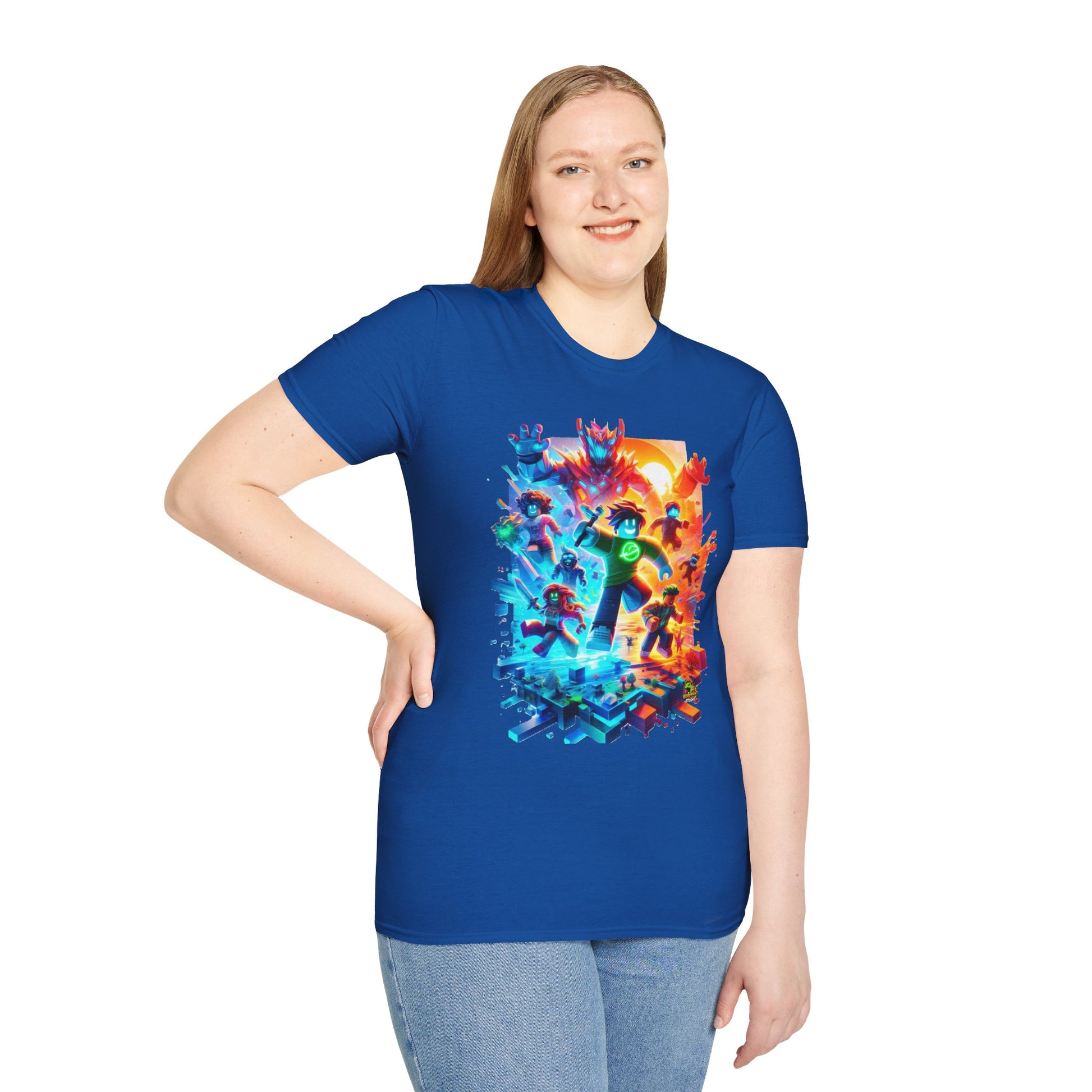 Boys - Cool Roblox Kids T-Shirt | Roblox Gamer Tee for Boys & Girls | Roblox Graphic Clothing | Fun Gift for Roblox Fans - custom-made. limited stock. Order yours now and stand out with this exclusive piece!