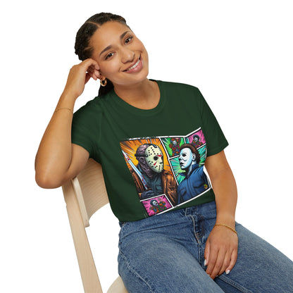 Jason Voorhees & Michael Myers Shirt | Funny Vintage Halloween Tee