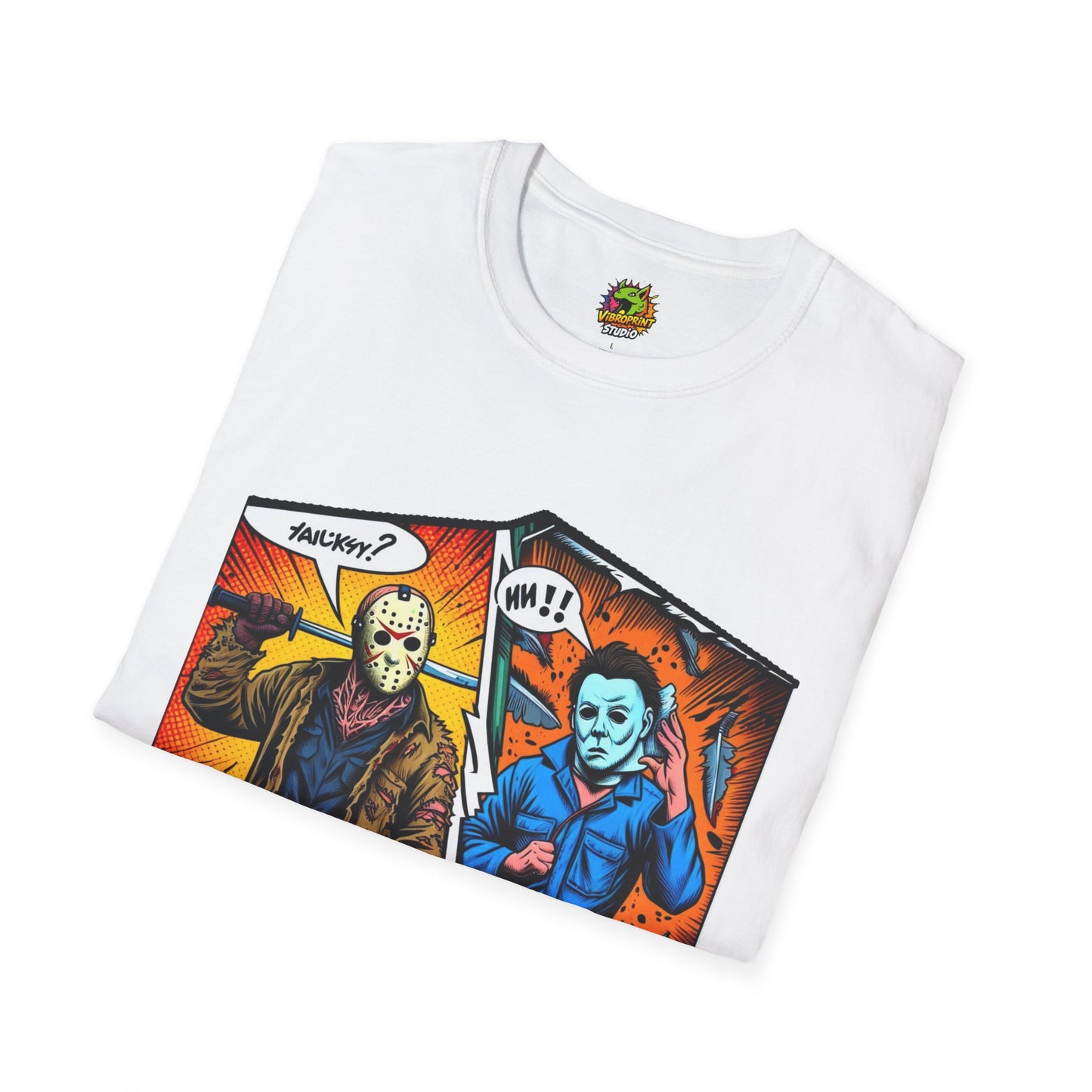 product - Michael Myers Vintage Shirt | Jason Voorhees Funny Halloween Tee - premium material. perfect gift idea. Order yours now and stand out with this exclusive piece!